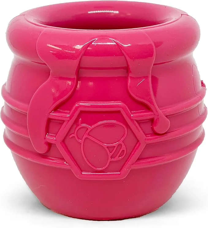 Contemporary SodaPup Honey Pot – Durable Dog Treat Dispenser Enrichment Toy Made in USA from Non-Toxic Pet Safe Food Safe Natural Rubber Material for Mental Stimulation Problem Chewing Calming Nerves MoreAbout This Next-Generation