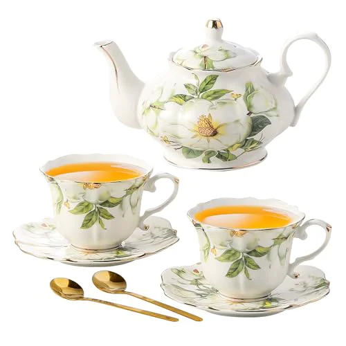 Advanced Country Roses Porcelain Tea Set Breathable