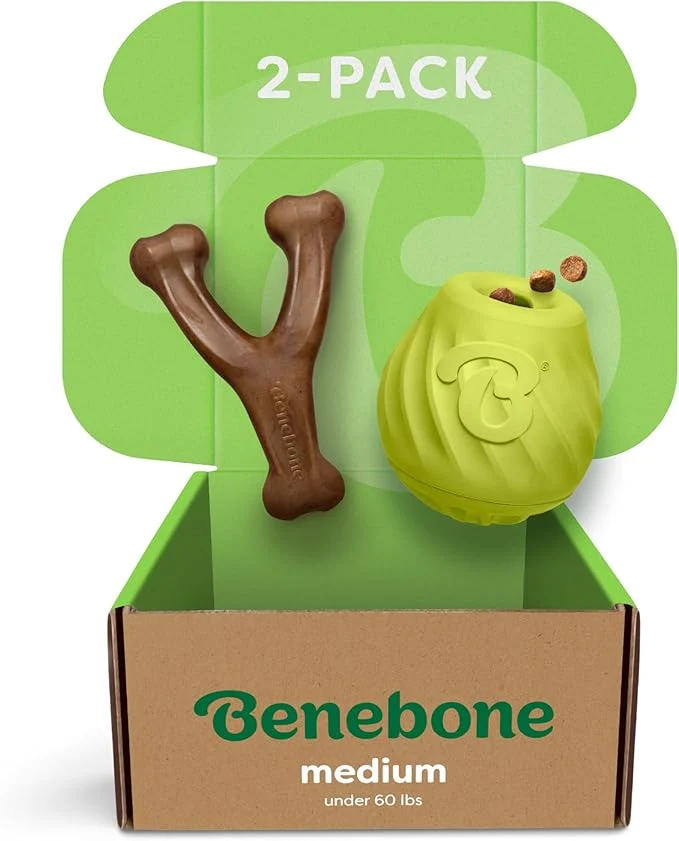 High-Quality Benebone Medium Wishbone Chew Toy Pawbler Treat Dispenser – Bacon Flavor Durable for Aggressive ChewersAbout This Specialty