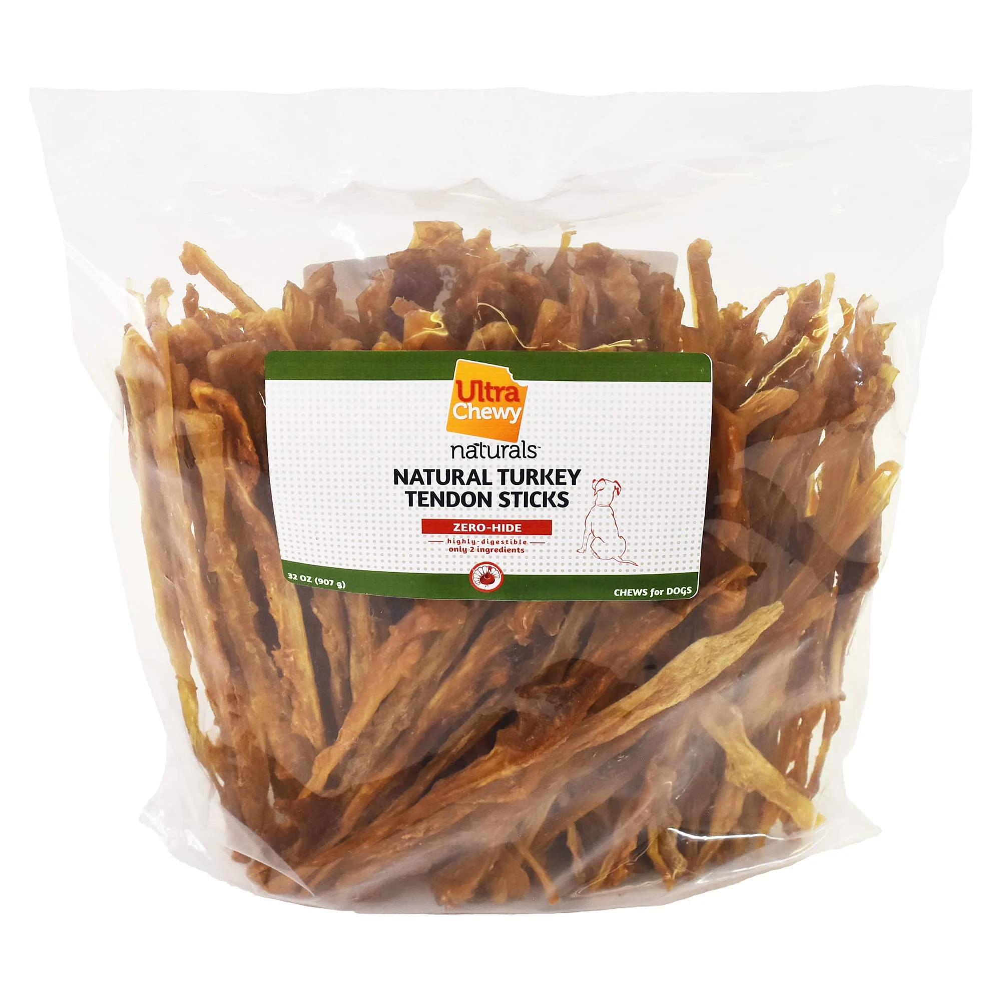 Convenient Ultra Chewy Turkey Tendon Sticks for Dogs – All-Natural Hypoallergenic Long-Lasting Chews 2 Lbs USA Sourced Optimized