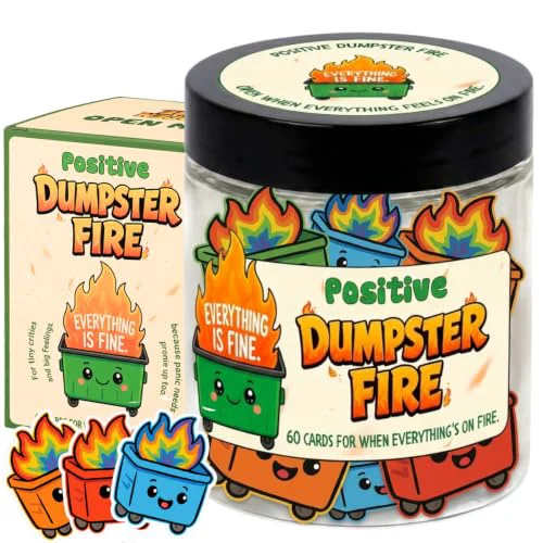 Advanced 60 Positive Dumpster Fire Cards Jar Unique