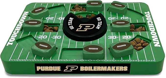 Detailed Pets First NCAA Purdue Large Puzzle Toy - Interactive Dog Treat Toy New Size Slow FeedingAbout This Prestigious