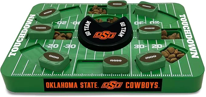 Quality Pets First NCAA Oklahoma State Large Puzzle Toy New Size Interactive Dog Treat Slow Feeding ToyAbout This Excellent
