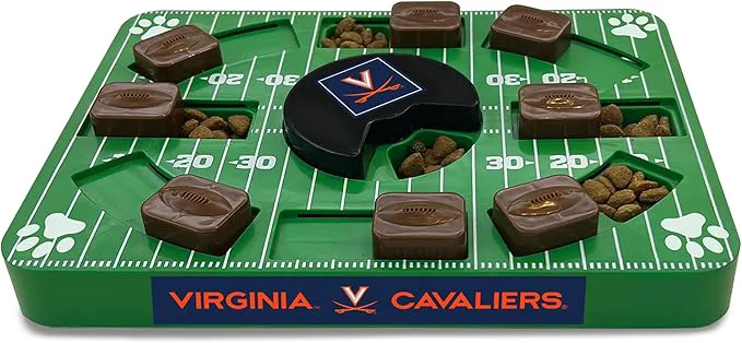 Eco-Friendly NCAA Puzzle Toy Slow Feeder Puzzle Treat Dog Toy Interactive Dog Treat Toy Dog Puzzle Feeding Slow Toy Virginia Cavaliers About This Exclusive