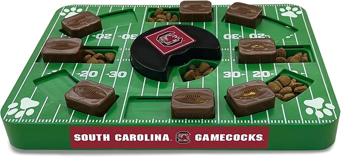 Smart NCAA Puzzle Toy Slow Feeder Puzzle Treat Dog Toy Interactive Dog Treat Toy Dog Puzzle Feeding Slow Toy South Carolina Gamecocks About This Efficient