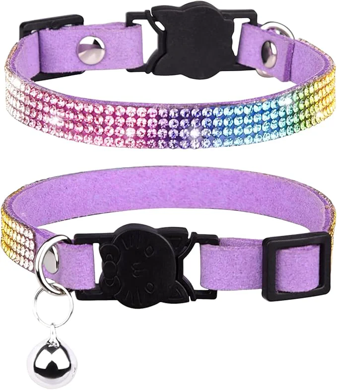 Superior Cat Collar Breakaway Bling Diamond Rhinestone Secure