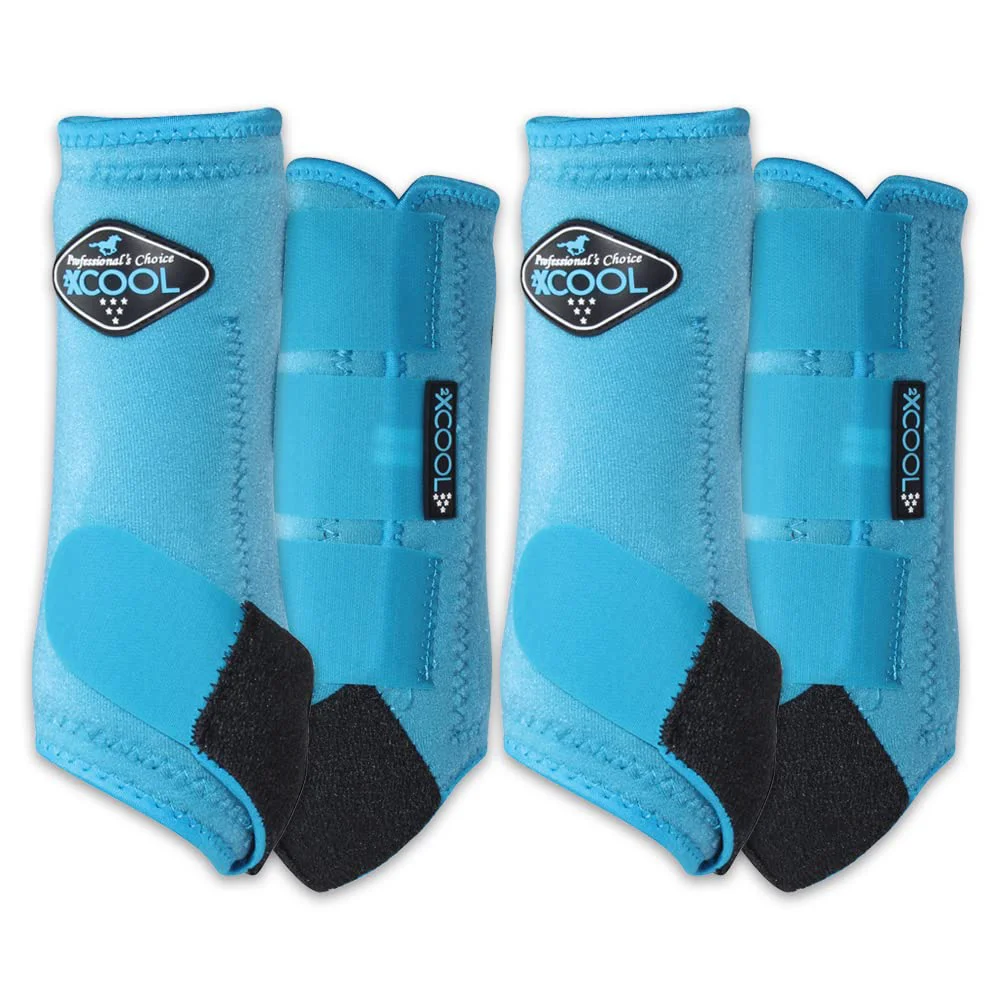 Smart Professional's Choice 2XCool Sports Medicine Horse Boots – Medium 4 Pack Protective Breathable Dependable