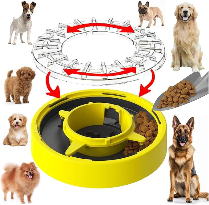 Carefully Designed Puzzle Slow Feeder Dog Bowl Prevents Relieves Anxiety Boredom Better Digestion Leads to a Happier Healthier Pet. Wonderful Enrichment PuzzleAbout ThisOverview Next-Generation