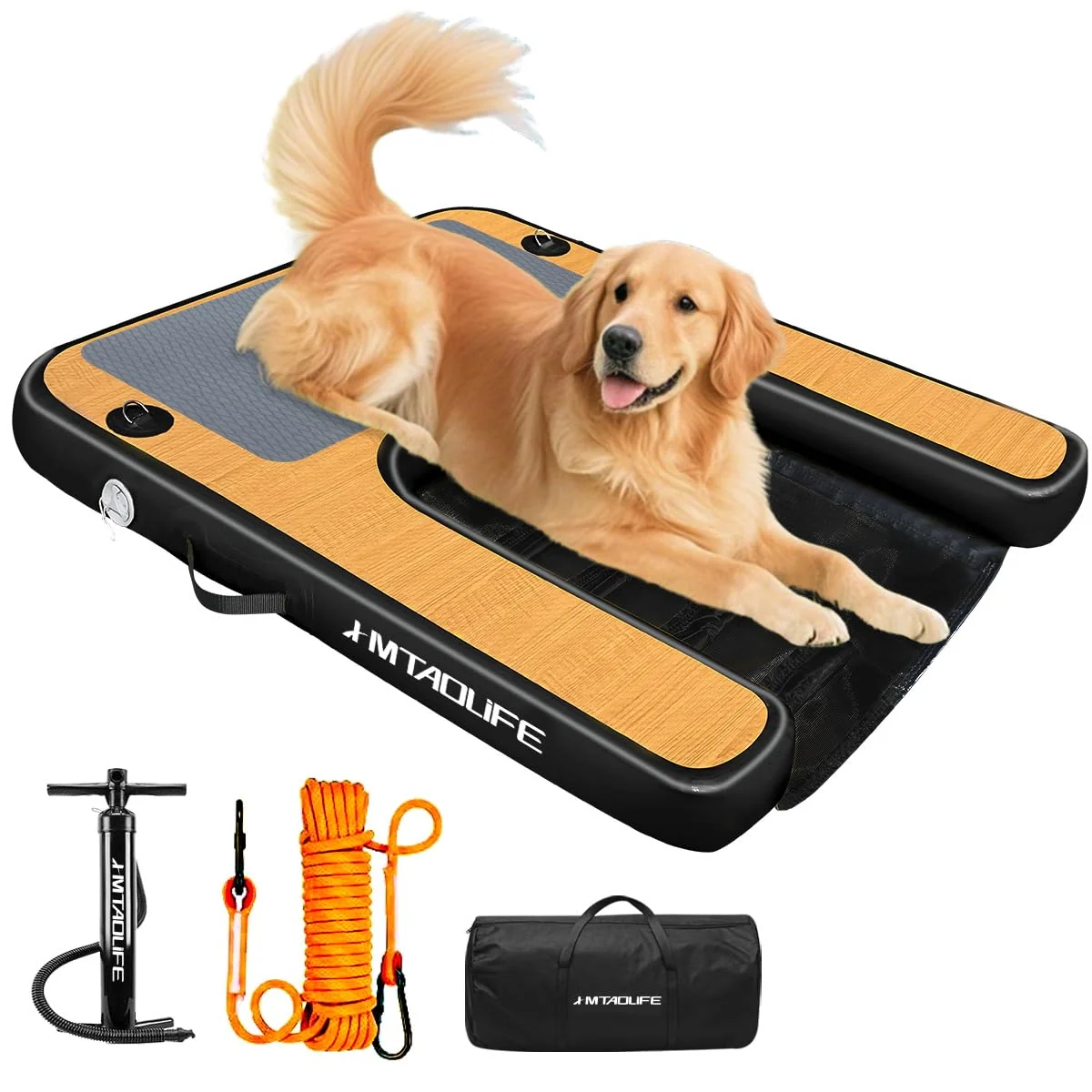 Relaxed Hmtaolife Inflatable Dog Boat Ramp – Anti-Slip Water Ramp for Pools Boats Docks Advanced