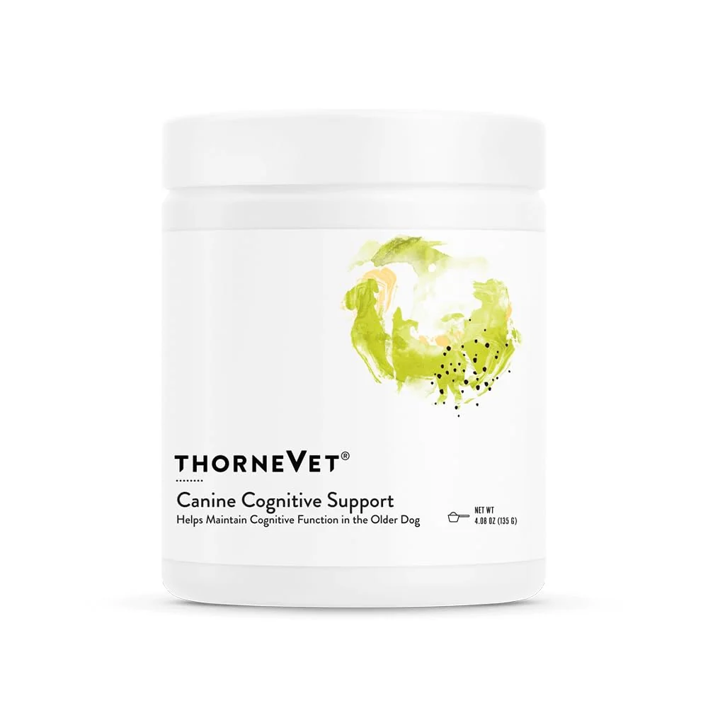 Fine Crafted ThorneVet Canine Cognitive Support Powder for Dogs – 90 Scoops Brain Health Antioxidants Premium