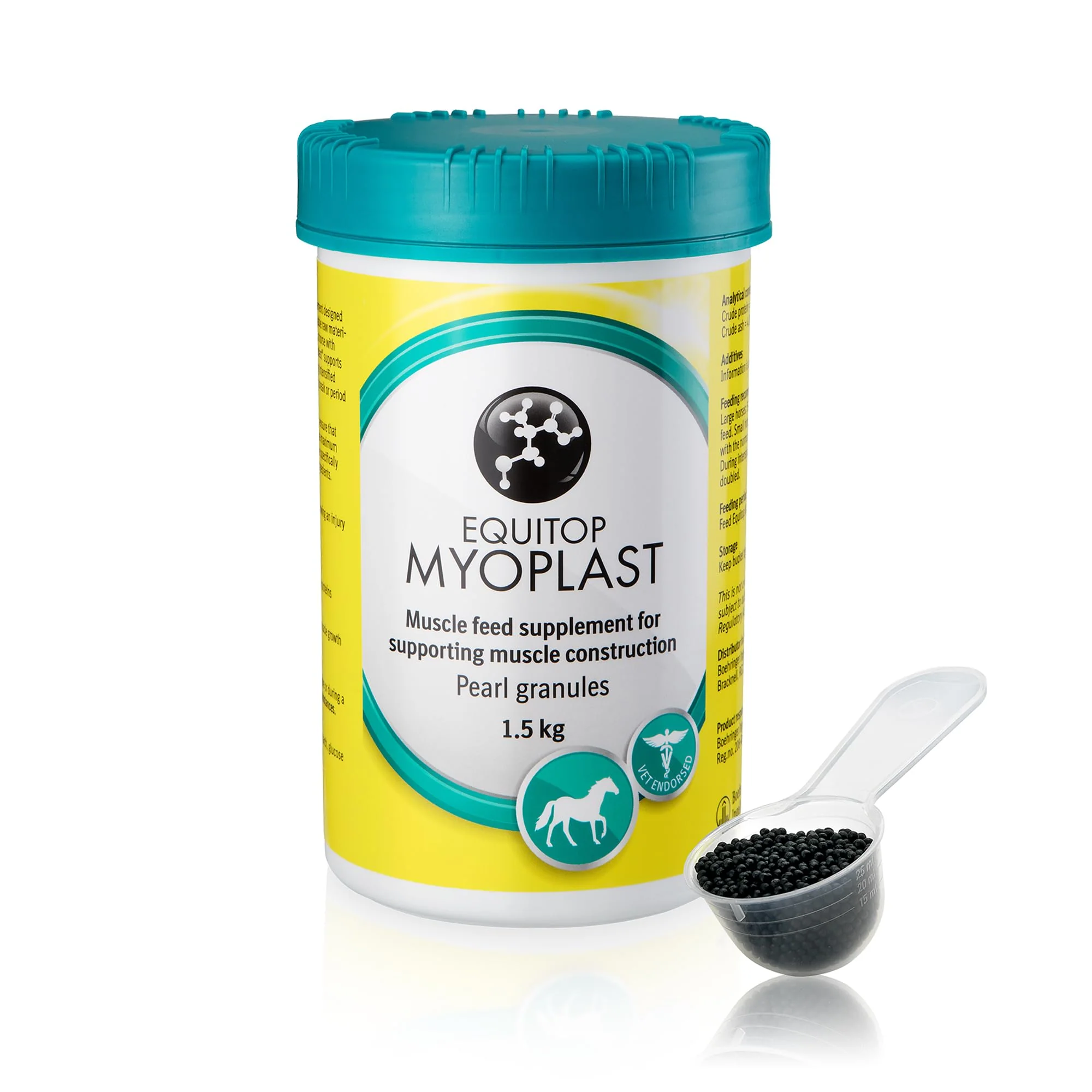 Quality Equitop Myoplast Supplement for Horses – Lean Muscle Support 1.5kg EQUITOP Traditional
