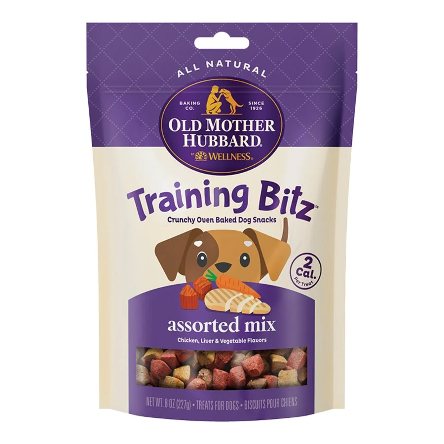 Certified Old Mother Hubbard by Wellness Training Bitz Assorted Mix Natural Biscuits Dog Treats 8-oz Expertly Made
