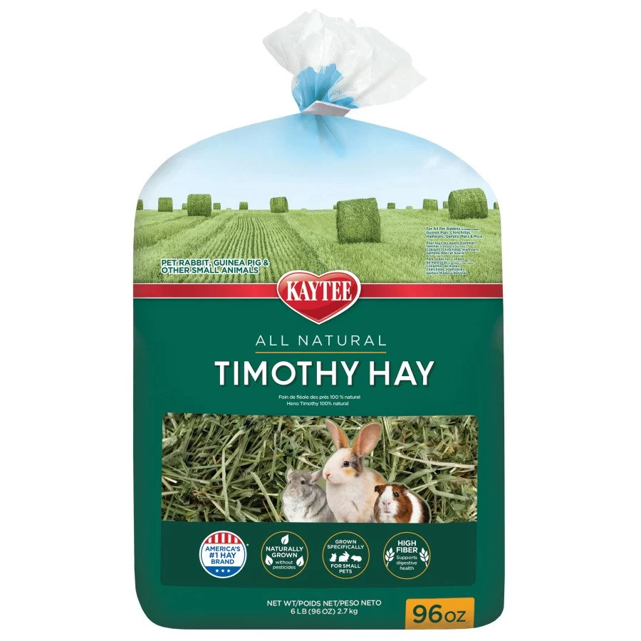 Contemporary Kaytee All Natural Timothy Hay Small Animals Food 96-oz Smooth