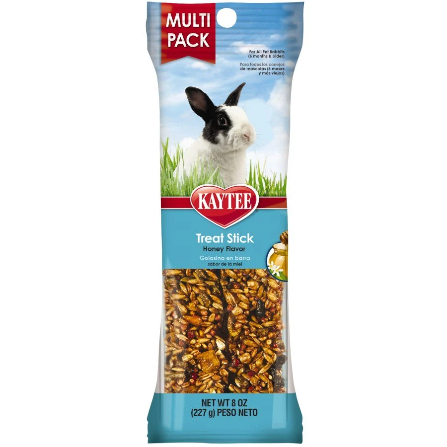Versatile Kaytee Honey Flavor Treat Stick for Rabbit 8-oz Responsible