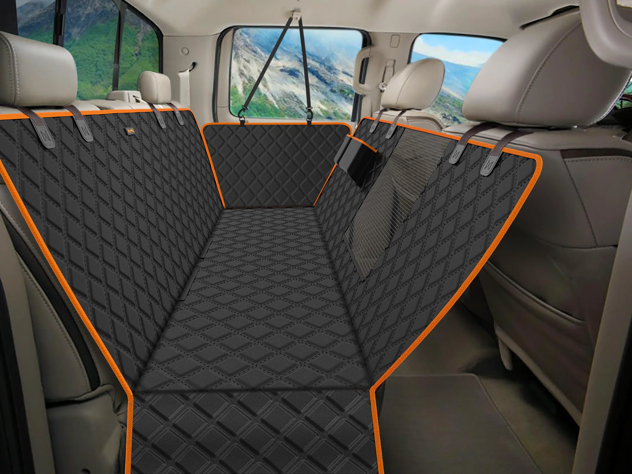 Effective iBuddy XXL Dog Seat Cover for Trucks with Mesh Window – Waterproof Hammock for Ram 1500 Casual