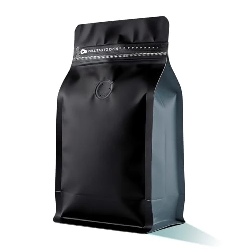 World-Class Coffee Bags with Valve 60 Count Functional
