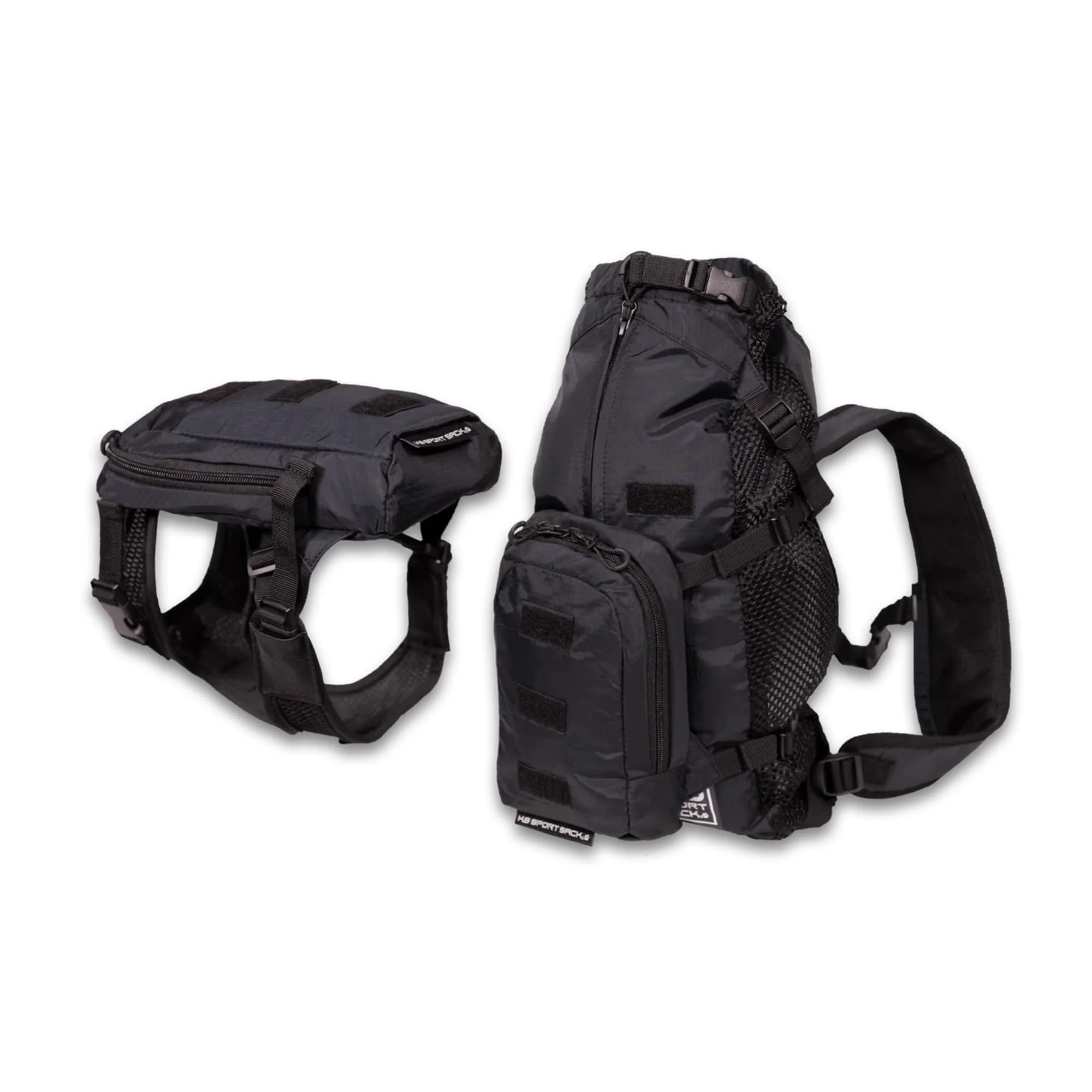 Soft K9 Sport Sack Walk-On Dog Carrier Backpack with Harness Storage – Large Anthracite Black Exclusive