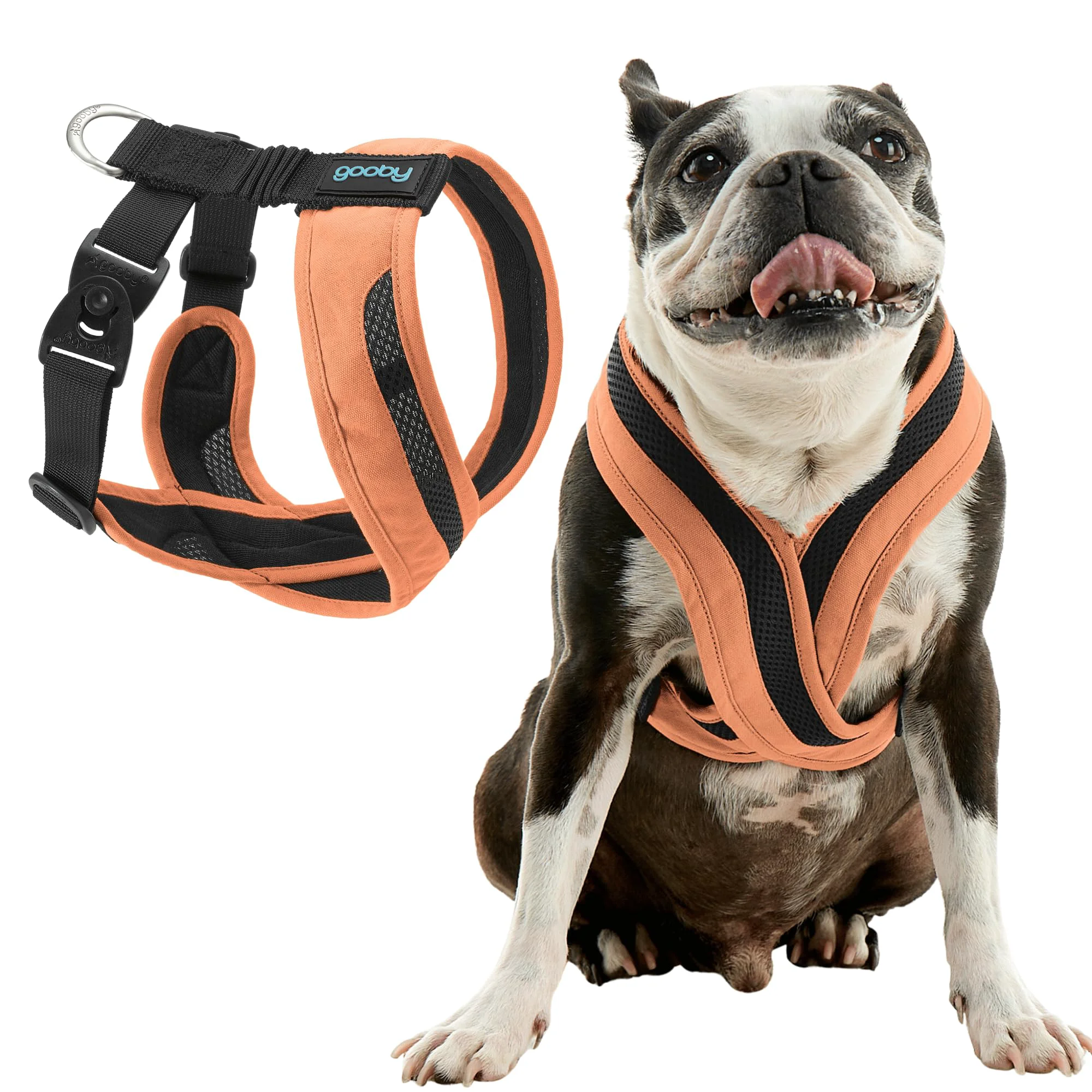 Efficient Gooby Comfort X One Dog Harness – Escape- Choke- Breathable for Small Medium Dogs Atlanta Peach X-Small Consistent
