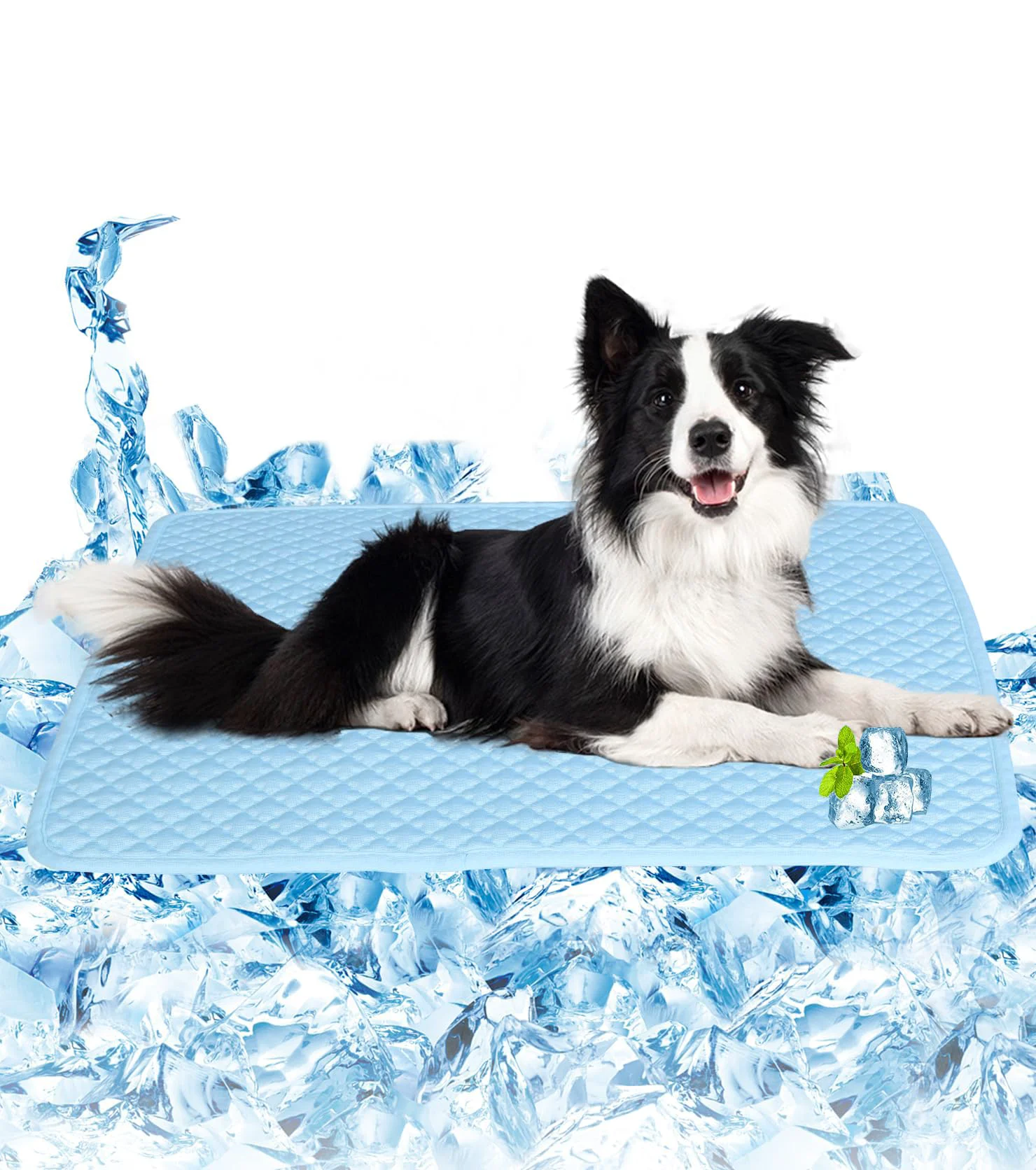Sustainable SOMOYA Dogs Cooling Mat for Large Dogs Cats Washable Ice Silk Sleep Pad Exclusive