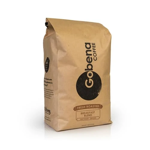 Artisan Coffee 5lb Breakfast Blend Ground 80 Ounce Organic