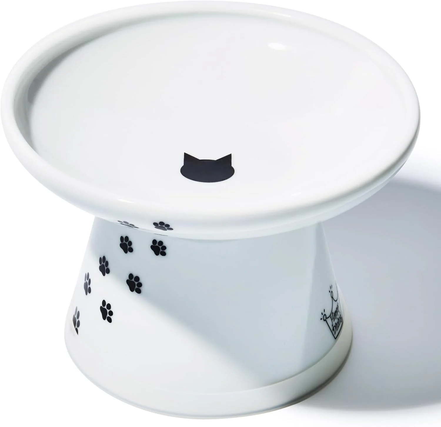 Fashionable Necoichi Extra Wide Raised Cat Food Bowl d Prevent Neck Whisker Fatigue Dishwasher and Microwave Safe No.1 Seller in Japan Cat Extra Wide Detailed