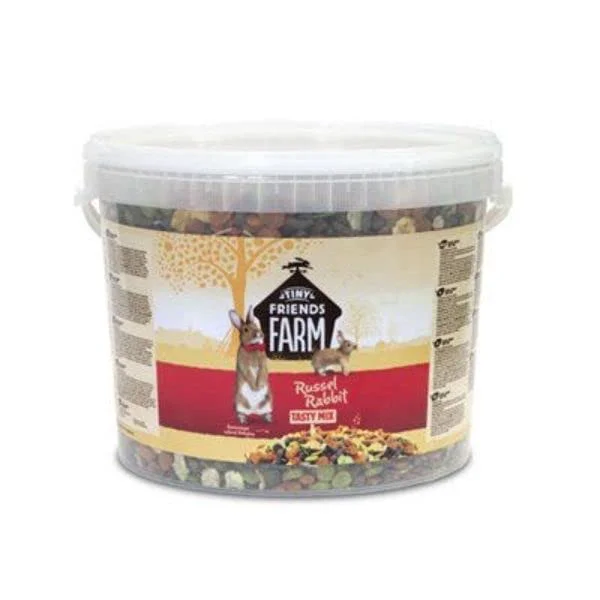 Artisan Tiny Friends Farm Russel Rabbit 9lbs Bucket – Balanced Tasty Mix for Adult Rabbits Recyclable