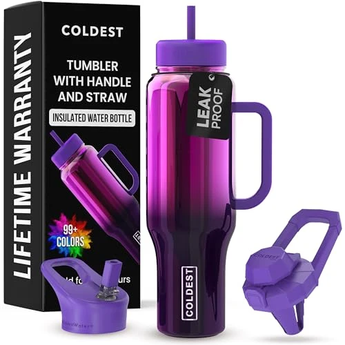 Advanced Coldest Tumbler with Handle and Straw Premium
