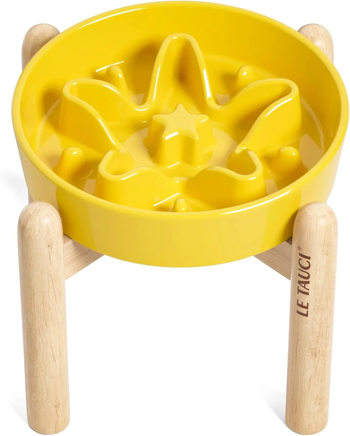 Powerful LE TAUCI Ceramic Slow Feeder Dog Bowls d 3 Cup Flexible