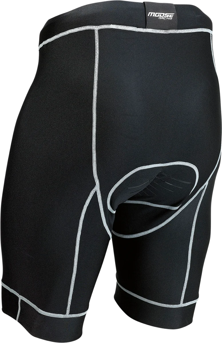 Solid MOOSE RACING MTB Compression Shorts - Black - Large 5001-0129 Exclusive