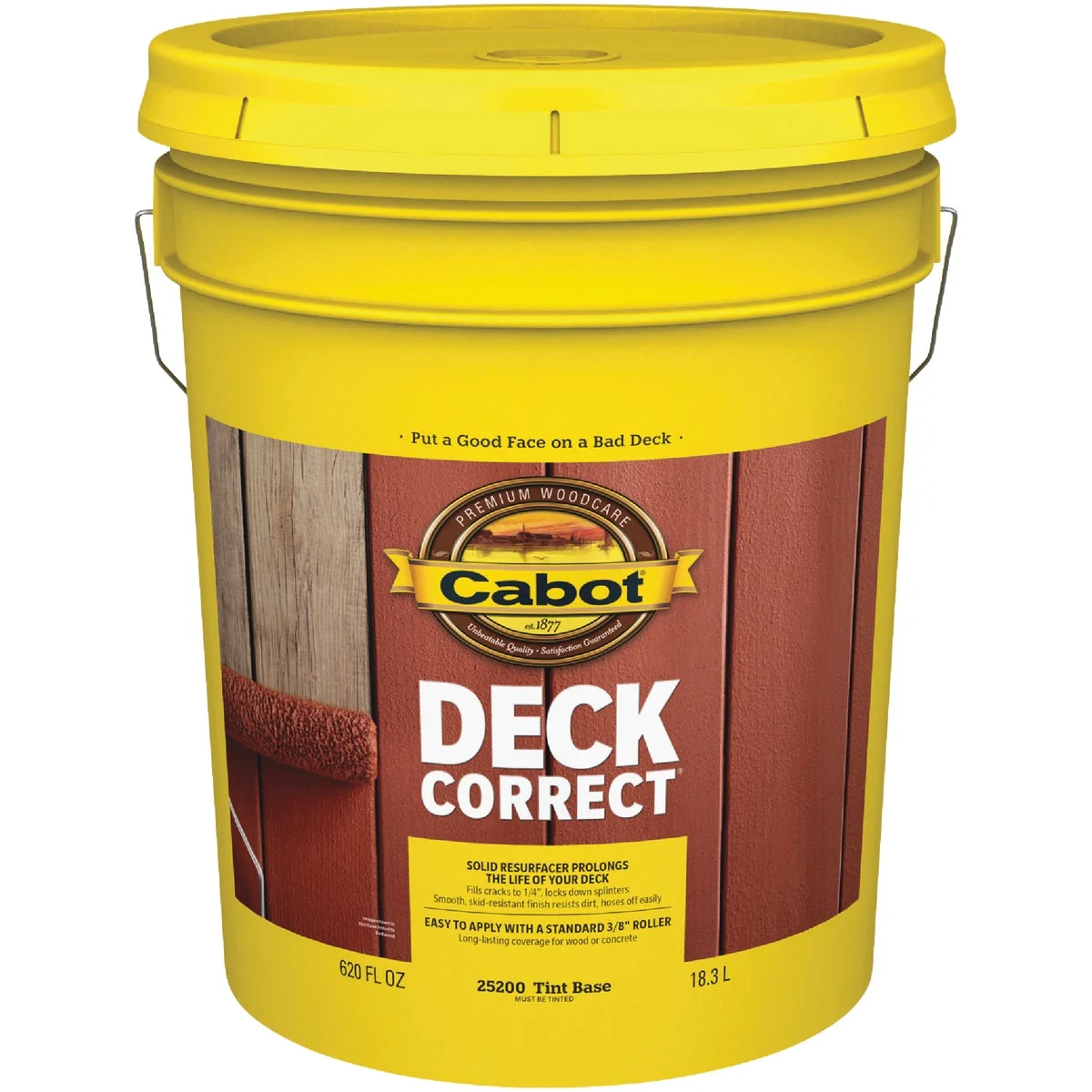 Advanced Cabot DeckCorrect Tint Base Wood Deck Resurfacer 5 Gal. Stylish