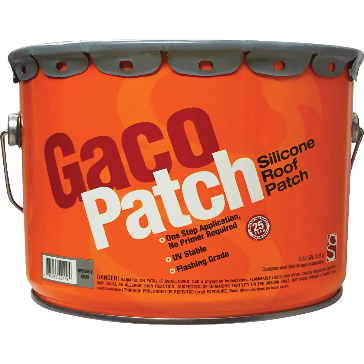 Artisan GacoPatch 2 Gal. Gray Silicone Roof Patch Minimalist