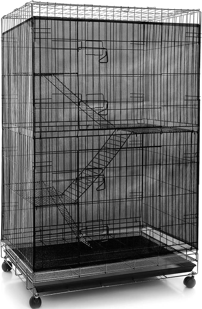 Genuine Shappy Large Bird Cage Seed Catcher Bird Cage Cover Net Skirt Guard Luxury