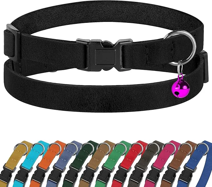 Responsible Breakaway Cat Collar Leather Modern