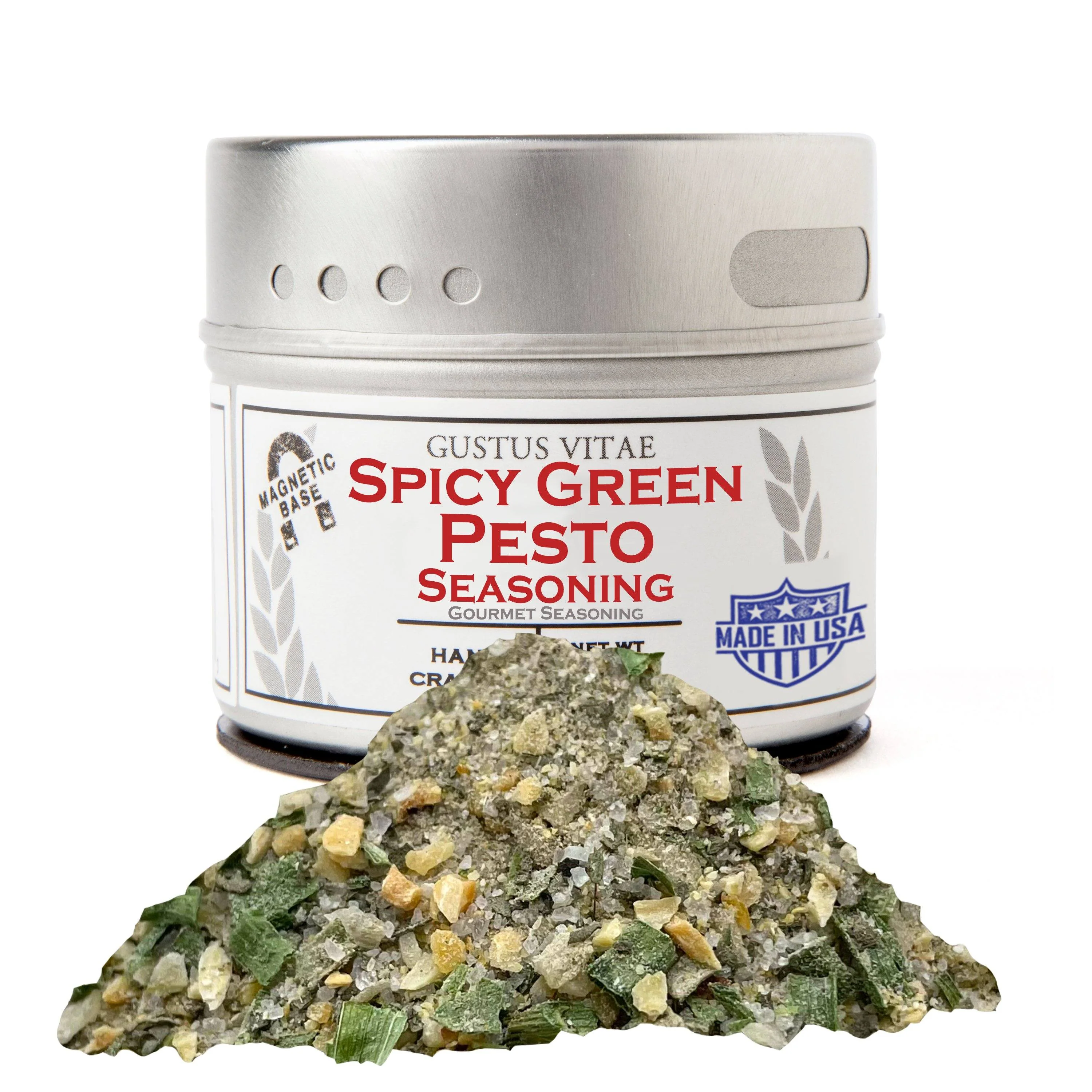 Versatile Spicy Green Pesto Seasoning Organic
