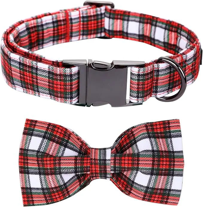 Durable Christmas Dog Collar Christmas Puppy Necklace Contemporary