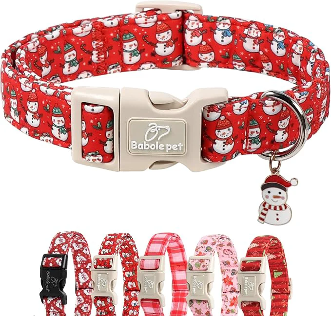 Advanced Christmas Dog Collar Green