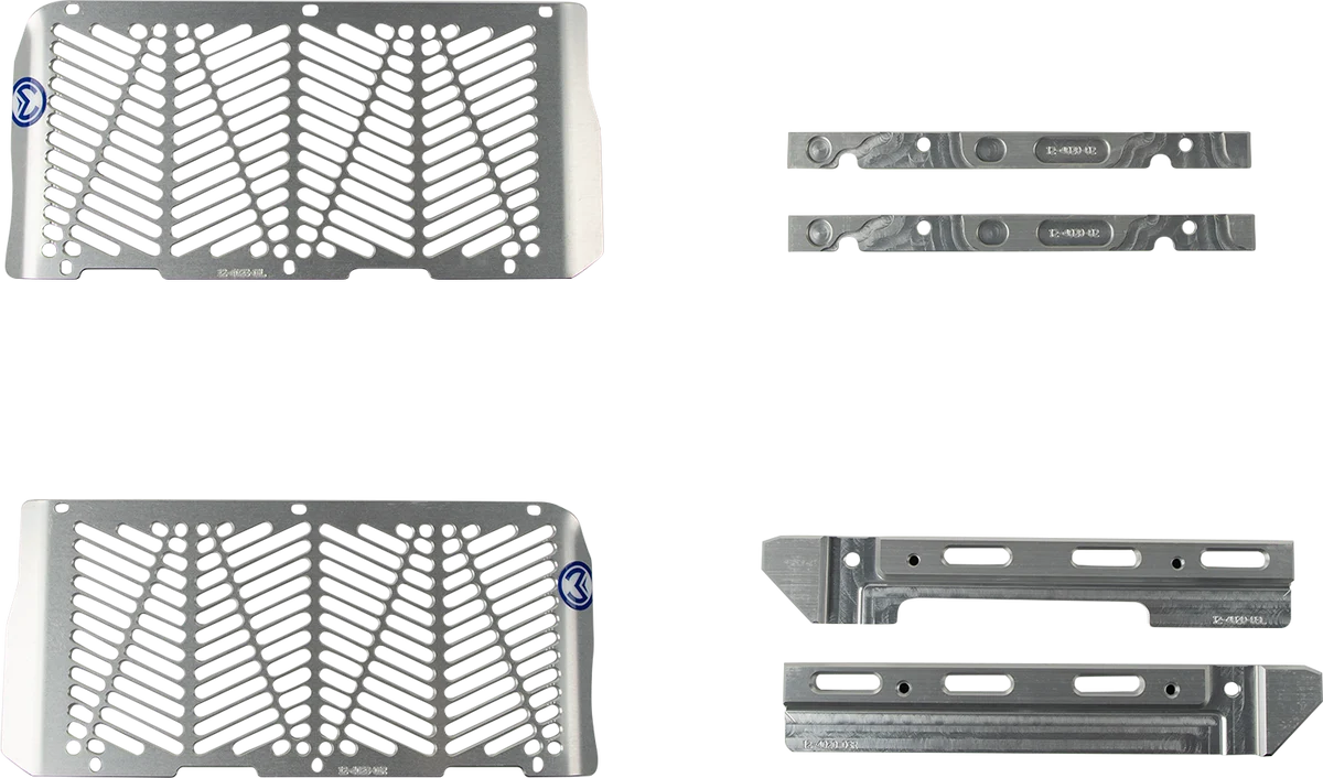 Versatile MOOSE RACING Billet Radiator Guards - Silver - Beta 12-4024 Crafted