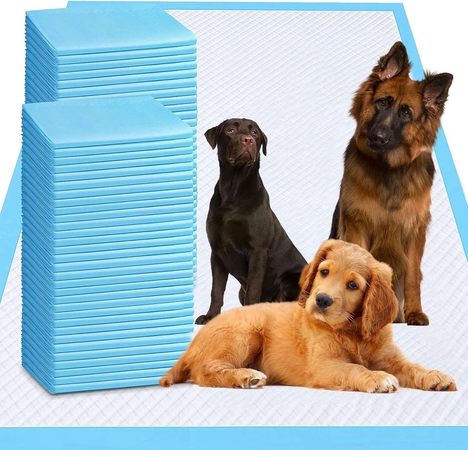 High-Grade PJYRTOQ Puppy Pads 36x55 – Extra Large Leak-Proof Ultra-Absorbent 40 Count Detailed