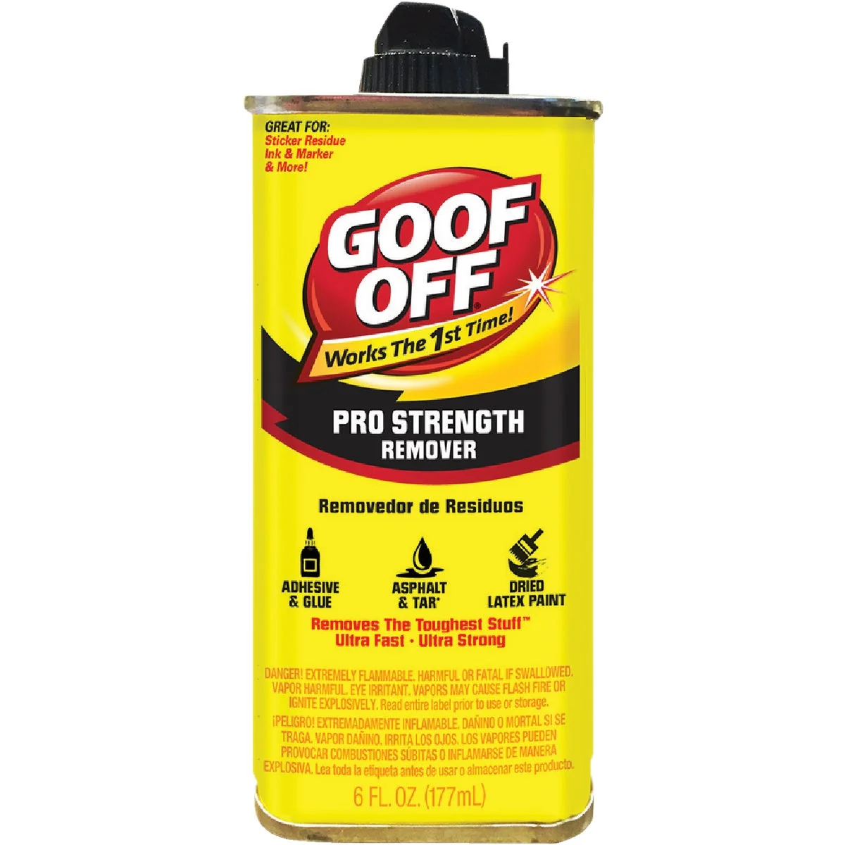 Artisan Goof Off 6 Oz. Can Pro Strength Dried Paint Remover Long-Lasting