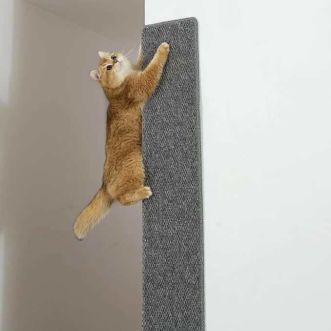 First-Class SHENGOCASE Thickened Cat Wall Corner Climbing Carpet Cat Wall Furniture Wall Corner Scratcher Scratching Post Gray GreyAbout ThisOverview Versatile