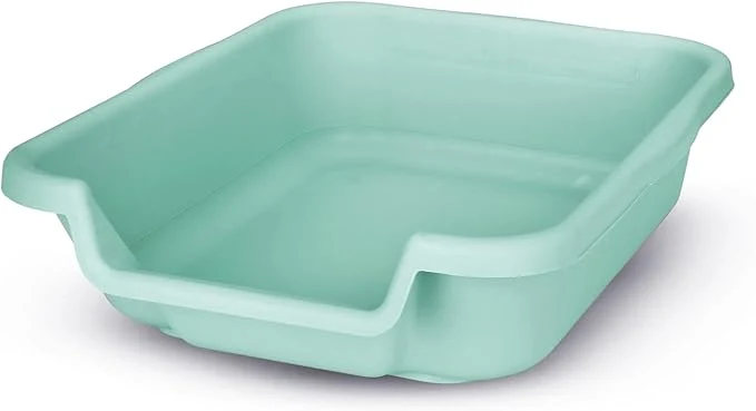 Crafted KittyGoHere Senior Cat Litter Box Small Litter pan Open Top Low Entrance Kitty Litter Box Lightweight Low Entry Litters Box Durable Made in USA Green About ThisOverview High-Grade