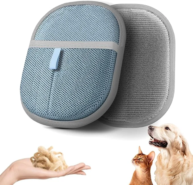 Contemporary Pet Hair Remover Gloves for Dogs Upgraded Electrostatic Pet hair Removal Glove Professional Grooming Furniture Cleaning Glove Cat Dog Hair Glove Reusable Machine Washable Hair RemoverAbout This Selected