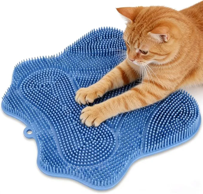 High-Quality BABORUI Silicone Cat Scratching Post Non-Slip Indoor Scratcher with Strong Suction Cup Base Washable Durable Cat Scratch Pads for Indoor Cats Kittens and Adult CatsAbout ThisOverview Premium