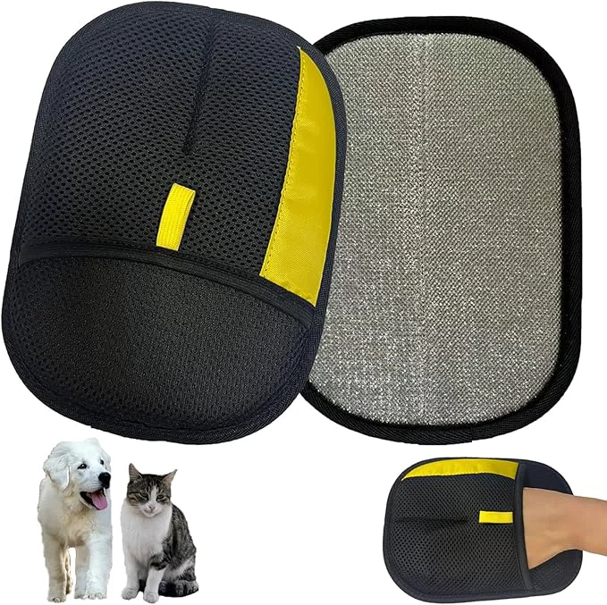 Verified Pet Hair Removal Gloves for Cats Dogs 2026 Upgraded Electrostatic Reusable Cat Dog Fur Brush Effortless Pet Hair Remover Mitt Tool for Furniture Carpet Clothes Couch 1pcs-Black About This Fine Crafted
