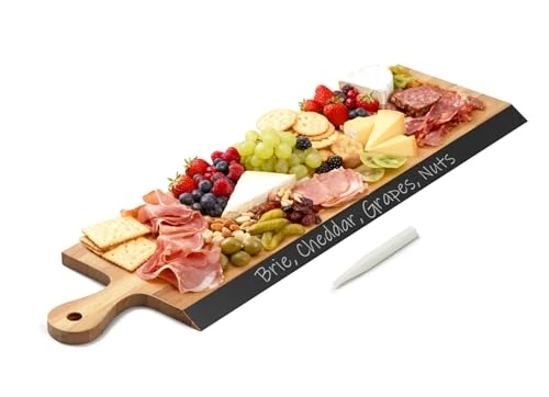 Advanced 32 Acacia Charcuterie Board with Handle Comfortable