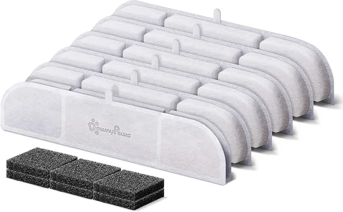 Original Design DownyPaws 6 Packs Filters for Battery Operated Cat Water Fountain DPWFP6 3 Months Set of FiltersAbout ThisOverview High-Quality