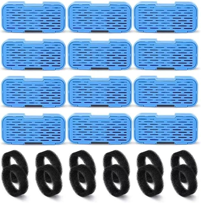 First-Class AOOGITF Cat Water Fountain Filters 24 Packs 12 Filters 12 Sponges Cat Fountain Filters for AOOGITF Cat Fountain with Activated Carbon Filter Ultra-fine fiberAbout ThisOverview Next-Generation