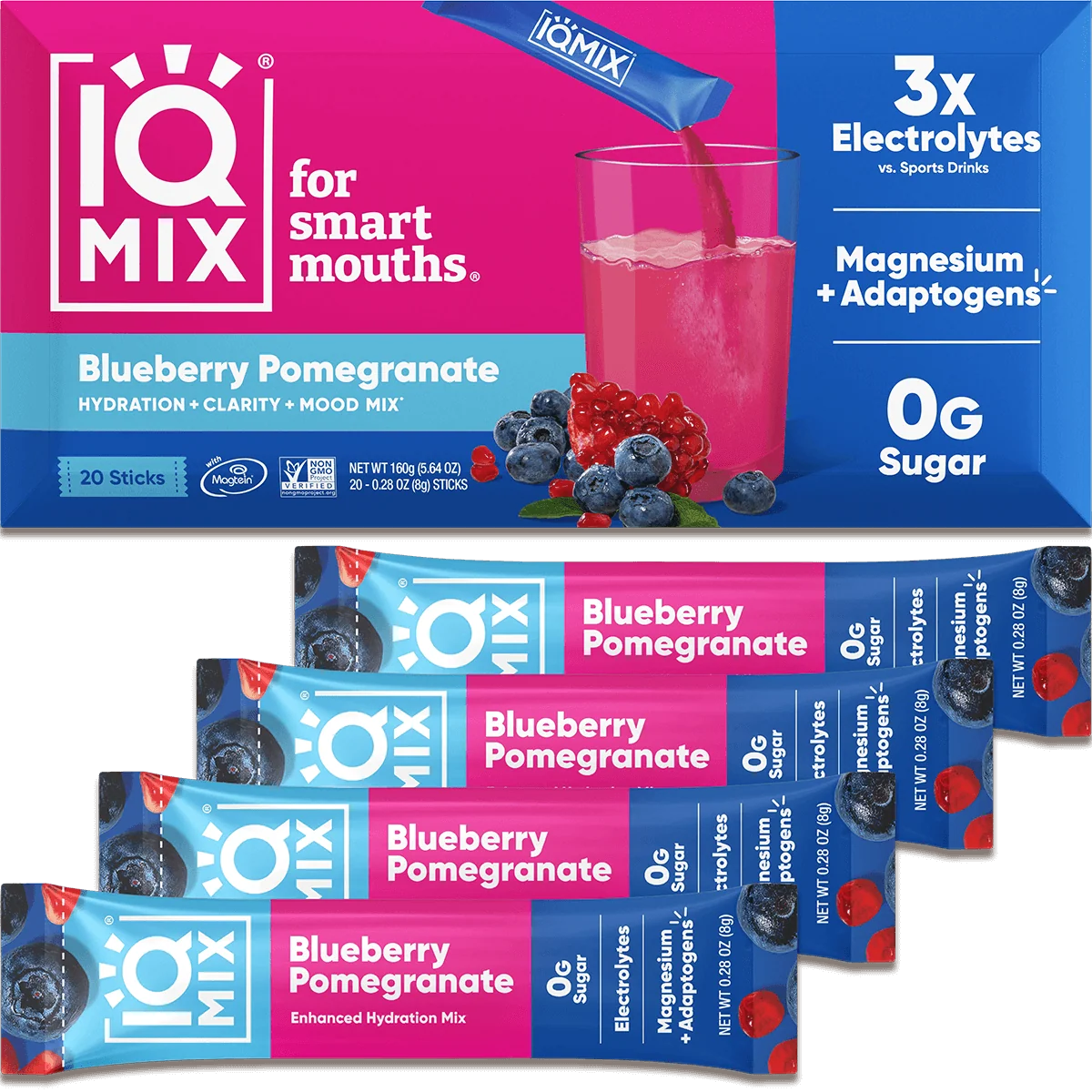World-Class Blueberry Pomegranate 20 Sticks Consistent