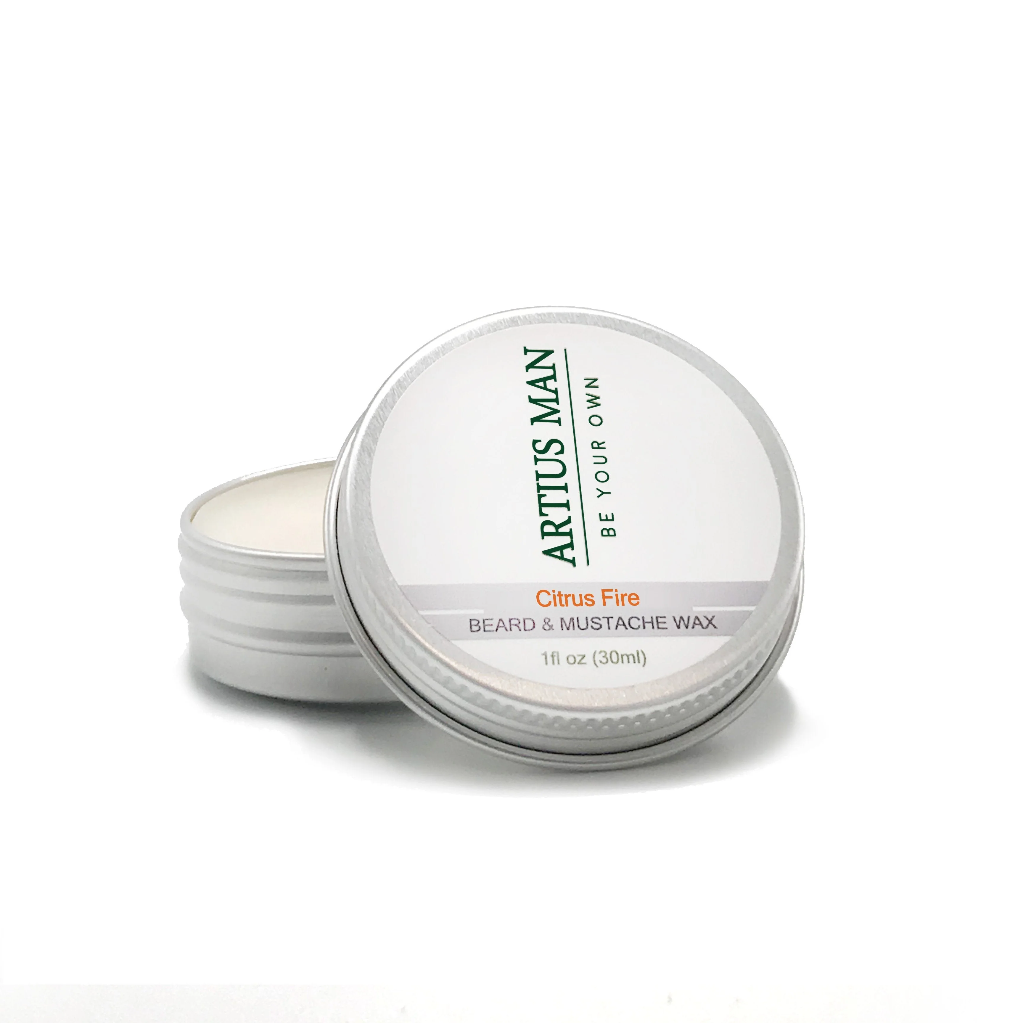 Artisan Citrus Fire Beard and Mustache Wax Functional