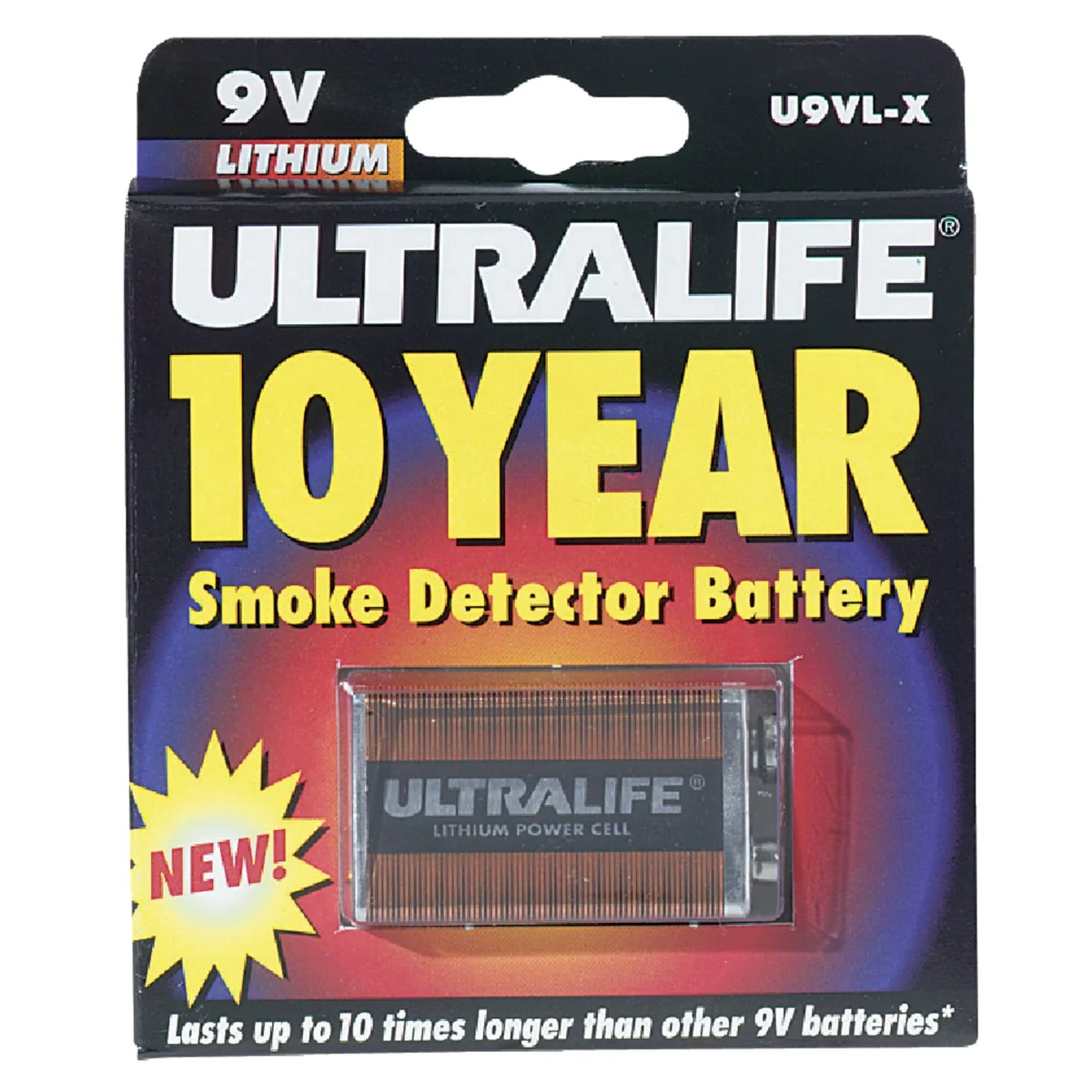 Versatile Ultralife 9V Lithium Battery Consistent